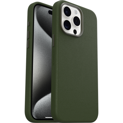 iPhone 15 Pro Max Symmetry Series Cactus Leather Case