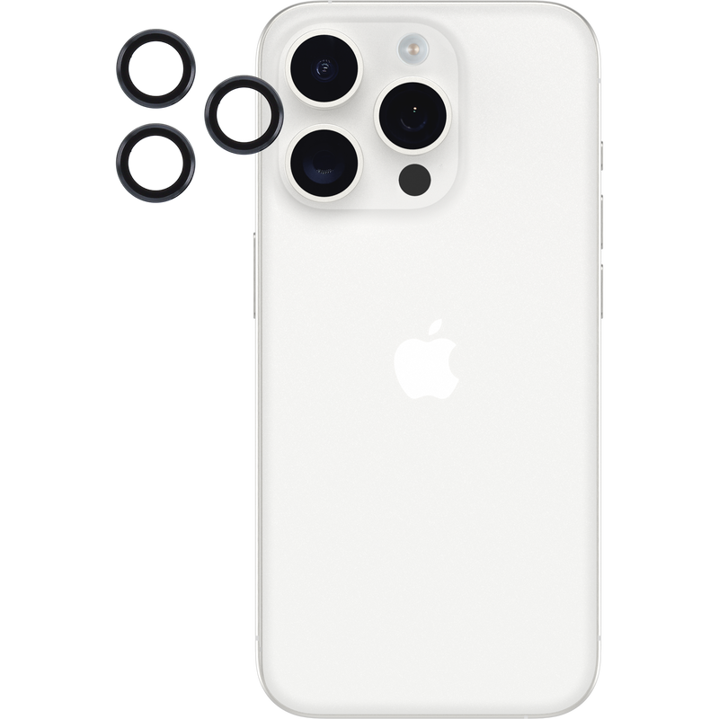 product image 3 - iPhone 15 Pro and iPhone 15 Pro Max Camera Lens Protector OtterBox Glass