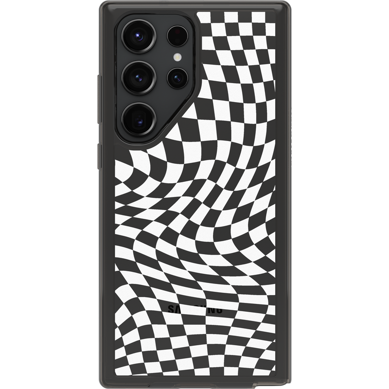 product image 2 - Galaxy S23 Ultra Case Symmetry Series Clear Black + White