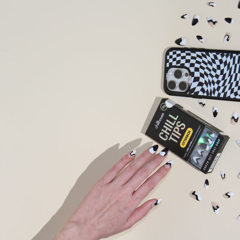 product image 4 - OtterBox x Chillhouse Black and White Nail Set Check Out That Drip