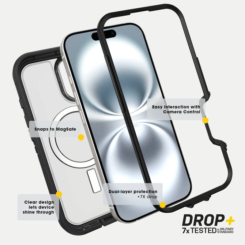 product image 5 - iPhone 16 Plus Case Defender Series Pro XT for MagSafe